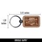 Arizona Grand Canyon Monument Valley Cactus Wren Saguaro United States Engraved Wood Rectangle Keychain Tag Charm